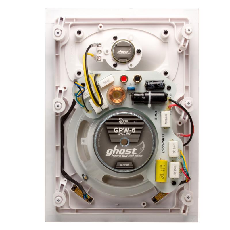 TRU GHOST 6.5" IN-WALL SPK WHT A -