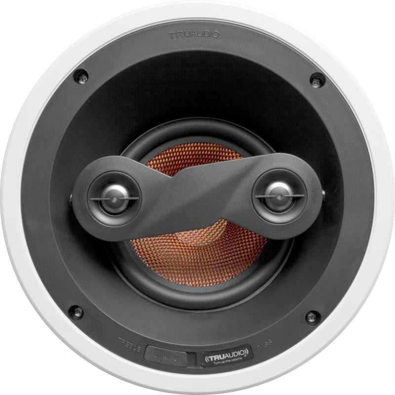 TRU REVOLVE 8" CRBN SRRND IN-CEILING SPK